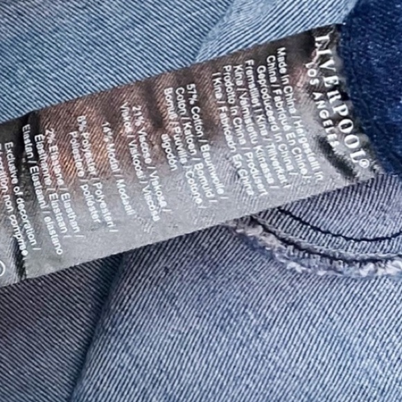 NWT verpool Women's Sienna Legging Pull-On Denim Jean 30" Inseam - Picture 8 of 8